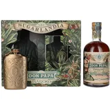 Don Papa BAROKO 40% Vol. 0,7l in Geschenkbox mit Hip Flask