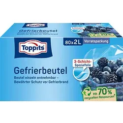 80 Toppits Gefrierbeutel 2,0 l