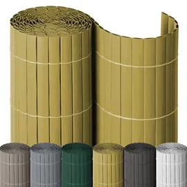 Noor Sichtschutzmatte PVC 1,2 x 10 m bambus