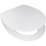 baliv WC-Sitz Tonda mit Absenkautomatik MDF Holzkern Weiß