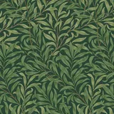 William Morris At Home Vliestapete Willow Bough 10 m x 52 cm Grün FSC®