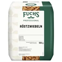 Fuchs Professional - Röstzwiebeln | Zum Verfeinern von Hot Dogs, Burgern oder Zwiebelbrot | Profi-Qualität für Großverbraucher und Gastronomie | 500 g im recyclebaren Beutel
