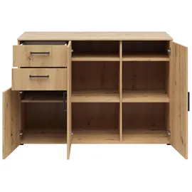 mömax Kommode 120 x 83 x 52 cm Eiche Artisan