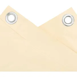 vidaXL Balkon-Sichtschutz Creme 700x120 cm PVC