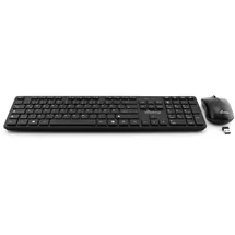 MediaRange MROS107 Wireless Keyboard and Mouse Set schwarz