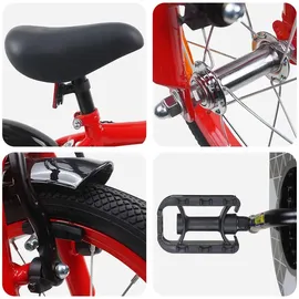 vidaXL Kinderfahrrad 16 Zoll rot