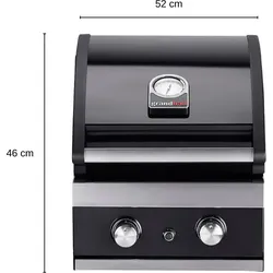 Grandhall Gasgrill ClassicG2 Einbau Grill Gas Garten Gartenkamin Kamin 8,5 kW