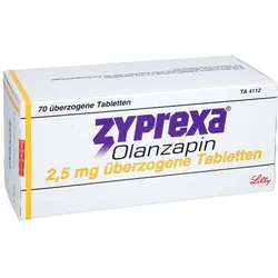 Zyprexa 2,5 mg überzogene Tabletten 70 St