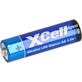 XCell 40x 10x 4er Folie AA LR6 Mignon Super Alkaline Batterie
