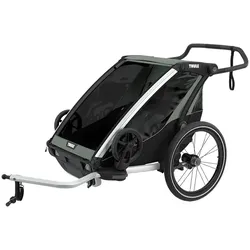 Fahrradkinder-Anhänger THULE, grün, Fahrradanhänger, Kinder