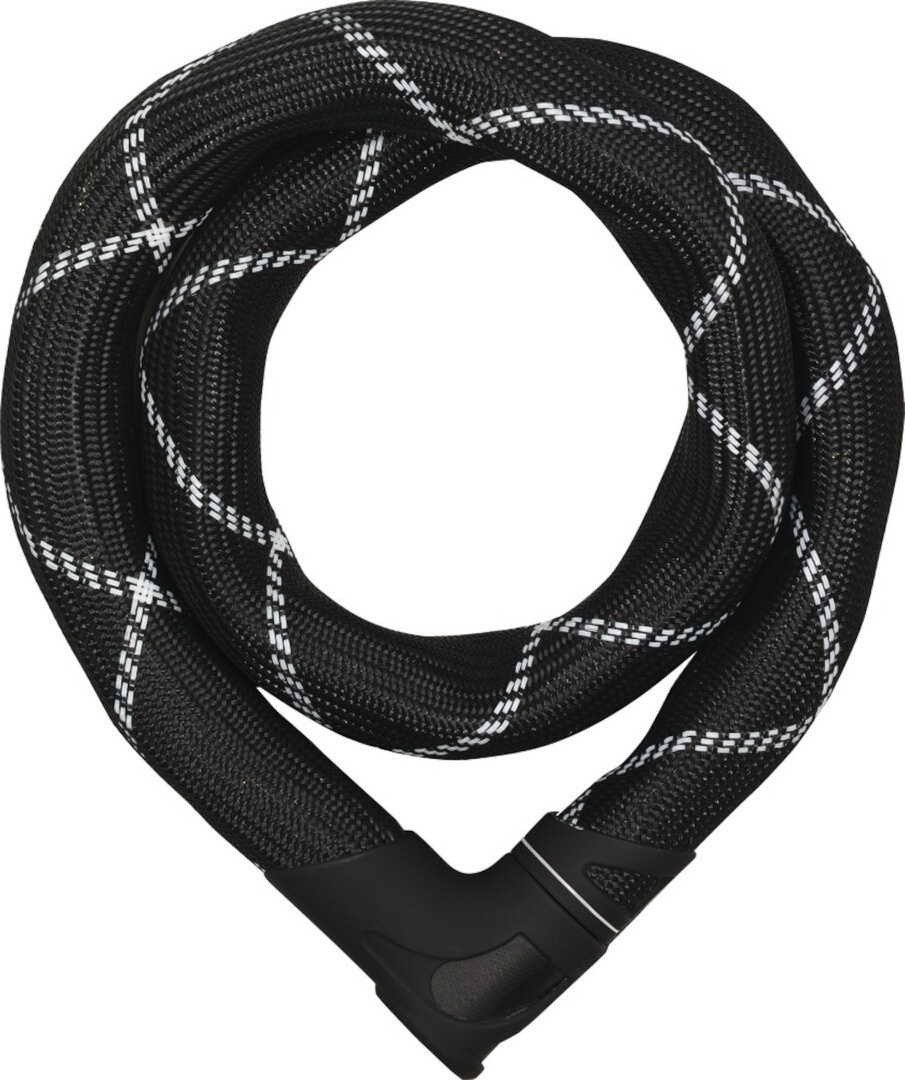 ABUS Steel-O-Chain Iven 8210 Kettenschloss, schwarz, Größe 110 cm