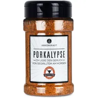 Ankerkraut Porkalypse Gewürz, 240g im Streuer, Mischung Würzender Zutaten für Schwein-Fleisch, Lecker Grillen Premium Qualität
