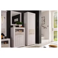 Möbel Akut Hochschrank Jambo Weißeiche