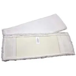 Floorstar Microfasermopp Super, weiß, langfloorig, super flauschig, 1 Stück, Breite: 40 cm