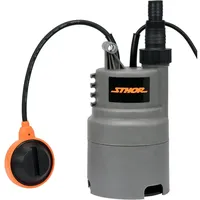 STHOR Schmutzwasser-Tauchpumpe 400W 6000l/h mit Schwimmschalter