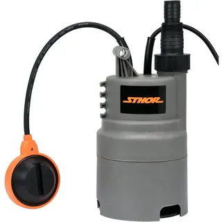 STHOR Schmutzwasser-Tauchpumpe 400W 6000l/h mit Schwimmschalter