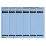 Leitz PC-beschriftbare Rckenschilder selbstklebend, Papier, kurz, schmal, 150 Stck, blau