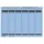 Leitz PC-beschriftbare Rckenschilder selbstklebend, Papier, kurz, schmal, 150 Stck, blau