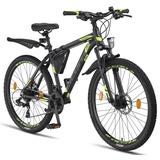 Licorne Bike Effect Premium Mountainbike in 26, 27,5 und 29 Zoll - Fahrrad für Jungen, Mädchen, Herren und Damen - Shimano 21 Gang-Schaltung - Herrenrad