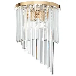 CARLTON AP3, goldene Wandleuchte, Ideal Lux