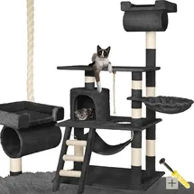 Tectake Stokeley Kratzbaum 141 cm schwarz