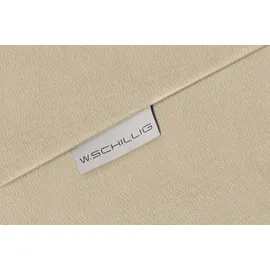 W.Schillig Ecksofa "finn, toller Sitzkomfort, L-Form, hochwertige Verarbeitungsdetails", beige (sahara s37), B:281cm H:71cm T:230cm, Flachgewebe S22 (100% Polyester);Stoff S37 (100% Polyester);Longlife Xtra-Leder Z59: Glattleder mit modischer Prägung.