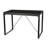 Natur24 Esstisch Norris Bartisch 140x80x90 cm Mangoholz Stahl Schwarz