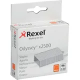 Rexel Odyssey Heftklammern 13/9 2100050 Verzinkter Stahl Silber 2500 Heftklammern