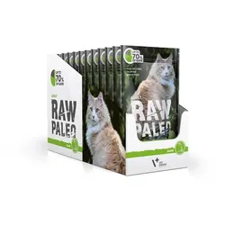RAW PALEO Nassfutter für Katzen Wild 12x100g