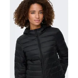 Only ONLTAHIA LW QUILTED HOOD JKT NOOS O Black S schwarz, - S