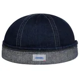 Stetson Schiebermütze (1-St) Baumwollmütze Docker, Made in the EU blau