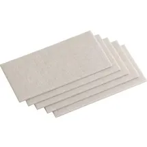 Metafranc WU0645416 Filzgleiter quadratisch, selbstklebend Beige (L x B) 200 mm x 100 mm 1 Set
