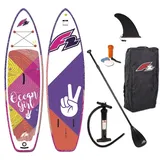 F2 SUP-Board F2 "Ocean Girl Kids pink" Wassersportboards Gr. 9,2 280cm, pink