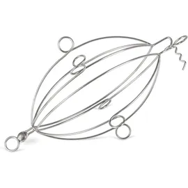 Petromax Grillkorb 20,2 x 35,5 cm Edelstahl silber