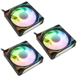 Kolink Umbra X 120mm ARGB High Performance PWM corpuso ventiliatorius Triple Pack - Kolink