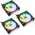 Kolink Umbra X 120mm ARGB High Performance PWM corpuso ventiliatorius Triple Pack - Kolink