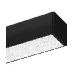 LTS 663449 Monoline 070 Decken&Pendelleuchte 18W 830 1650LM schwarz Diffusor prismatisch bündig ML-A 070.1030.11 APB schwarz MLA070103011APB