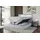 altdecor BOXBETT LED mit H3-Matratze und Lattenrost - NOEL GOLD - 160x200 Hellgrau