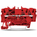 WAGO 2001-1303 Durchgangsklemme 4.20mm Zugfeder Rot