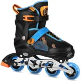 Nils Extreme Rollschuhe COSMO NA13808 NILS EXTREME schwarz|blau|orange 34/37