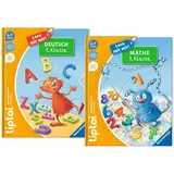 tiptoi Ravensburger Bücher Set Schule - Lern mit Mir - Deutsch 1. Klasse und Mathe 1. Klasse / Rechnen, Erste Zahlen, Mathematik, Buchstaben