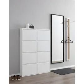 VCM Pisa 101 x 140 x 16 cm 8 Klappen weiß / weiß