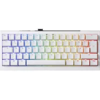 Ducky One X Mini (DE, Kabellos, Kabelgebunden), Tastatur, Weiss