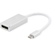 Value Display Adapter Typ C - DisplayPort 10,0 cm Silberfarben