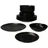 Mambocat 18tlg Tellerset 6 Personen schwarz