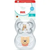 NUK Perfect Match Air | 0-6 Monate | Orthodontische Schnuller, die Luftzirkulation fördern & Speichel-Ausschlag verhindern | 95% Baby-Akzeptanz** | Disney Winnie Puuh | 2 Stück