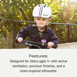 THOUSAND Junior Toddler Fahrradhelm, Speedway Creme, Unisize - Weiß