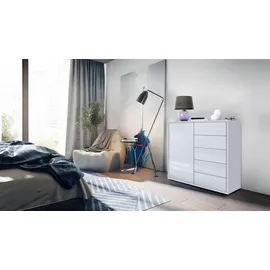 Vladon Ben V2 Büroschrank 79 x 74 x 36 cm weiß