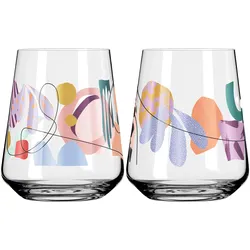 RITZENHOFF Wasserglas-Set Allround-Glas SOMMERRAUSCH 2er Set Inhalt je 500 ml