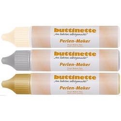 buttinette Perlen-Maker Set "Edel" 3x 30 ml